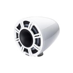 Kicker KM Marine 280 mm Korna Tipi Hoparlör Sistemi Beyaz Led Işıklı