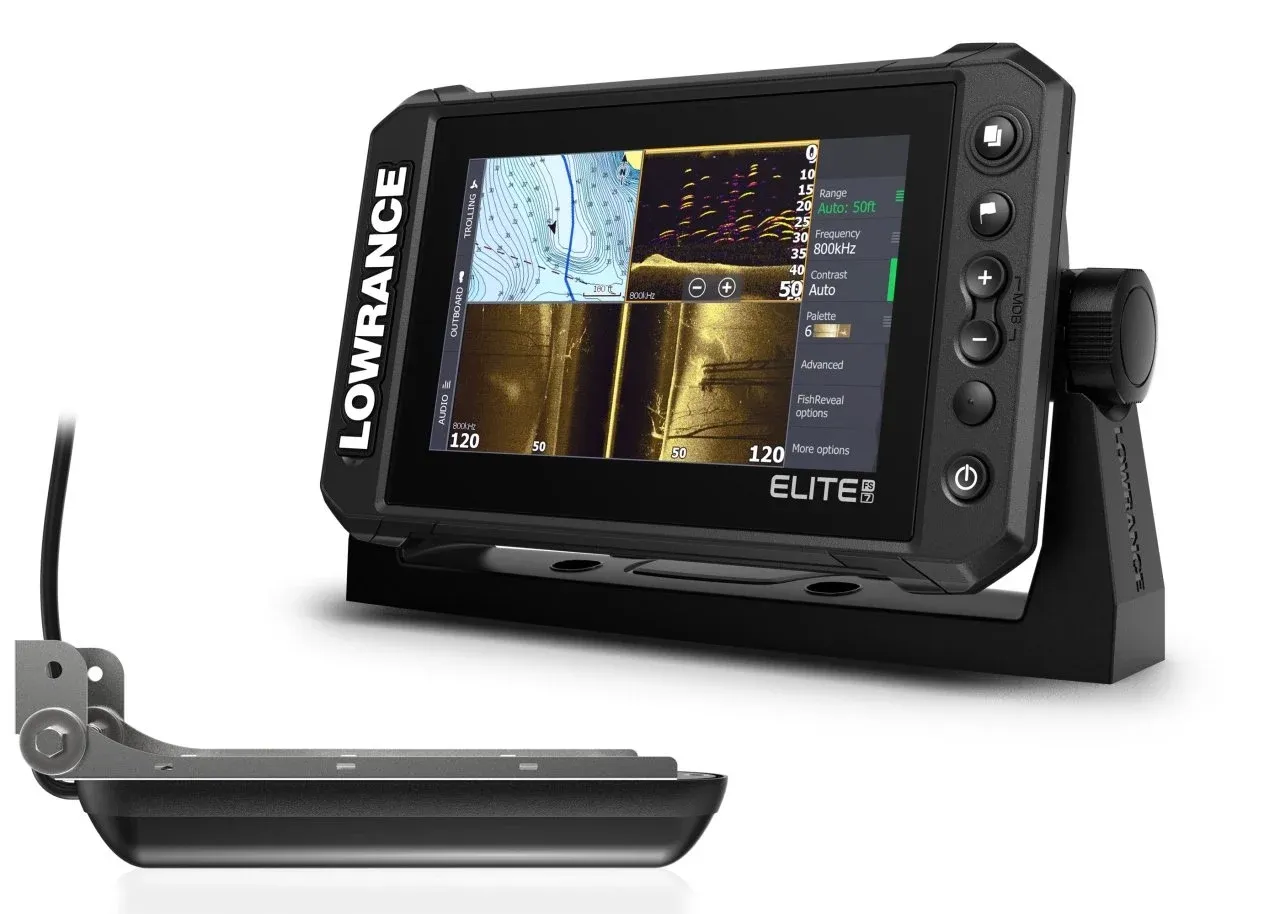 Lowrance Elite 7 FS ™ 3-in-1 Chirp Transducer Gps/Radar/Sonar Wifi Led Ekran